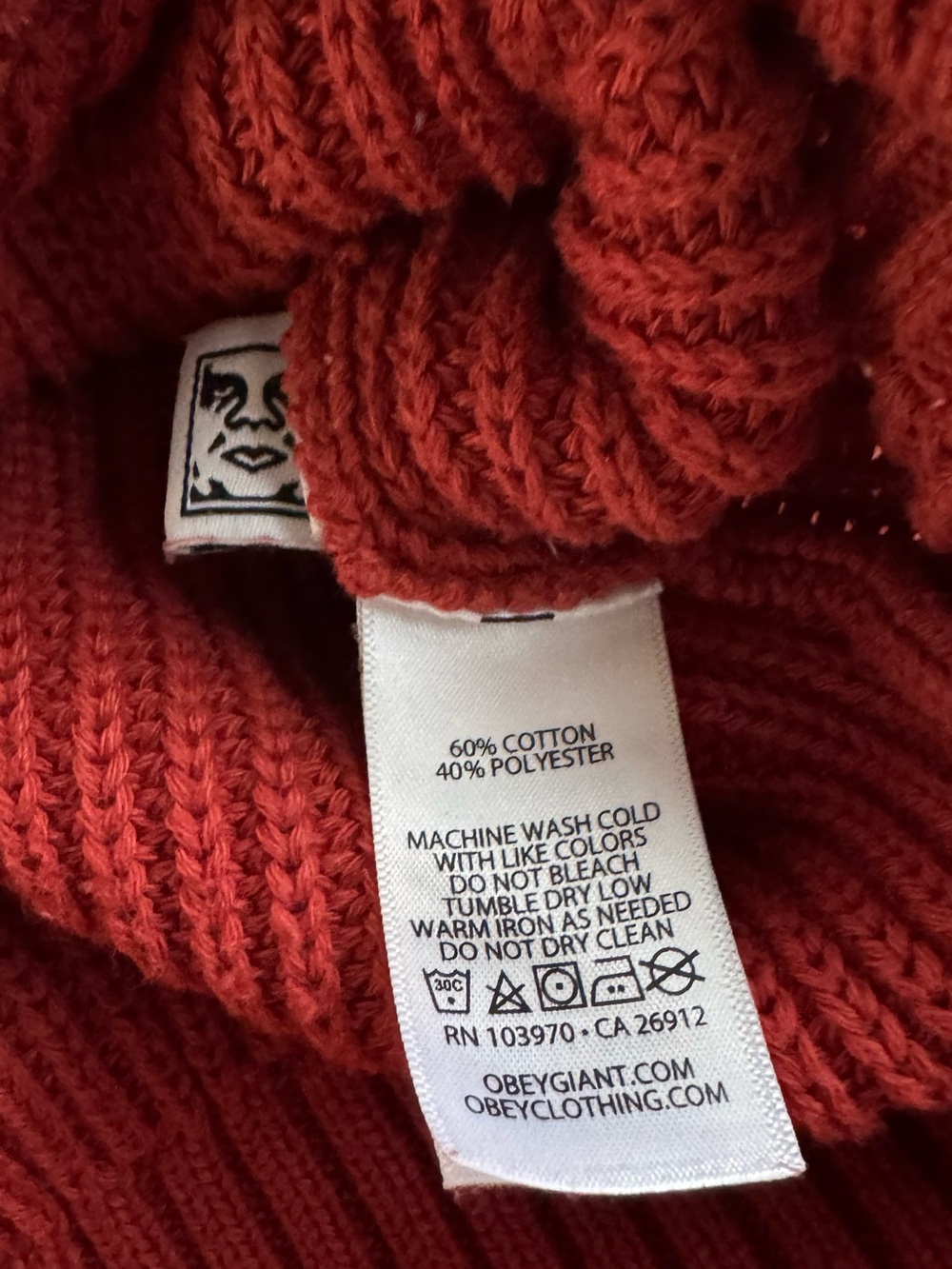 Obey Colorblock Crew Sweater - Picture 7 of 9